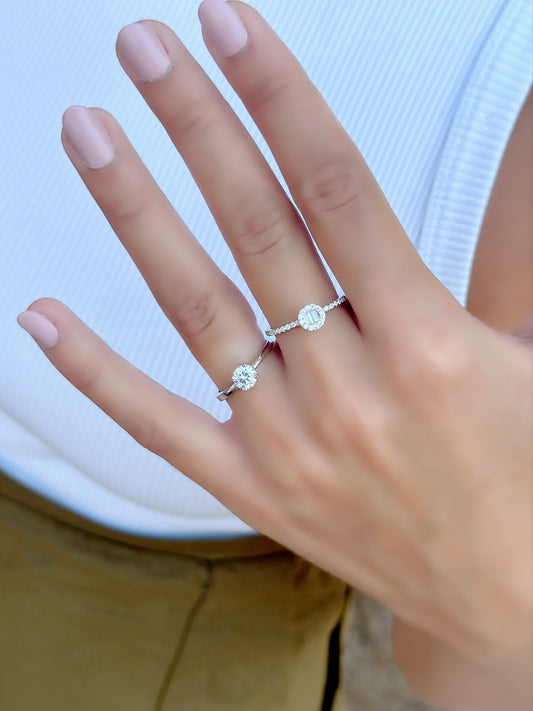 Simple Classy Design Promise Ring