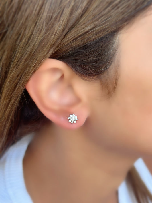 Flower Design Earrings